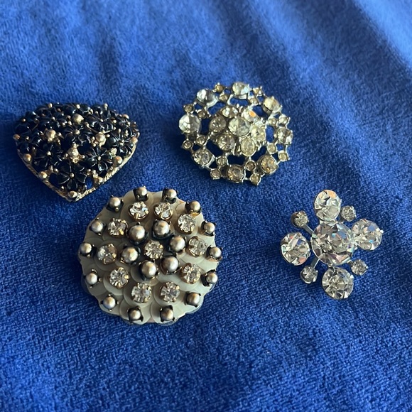 Jewelry 4 Vintage Pins Brooches Poshmark